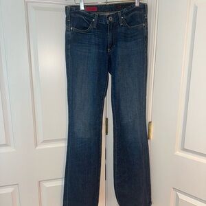AG Adriano Goldschmied Dark Blue Flare Jeans